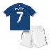 Everton Dwight McNeil #7 Hjemmedraktsett Barn 2023-24 Korte ermer (+ Korte bukser)